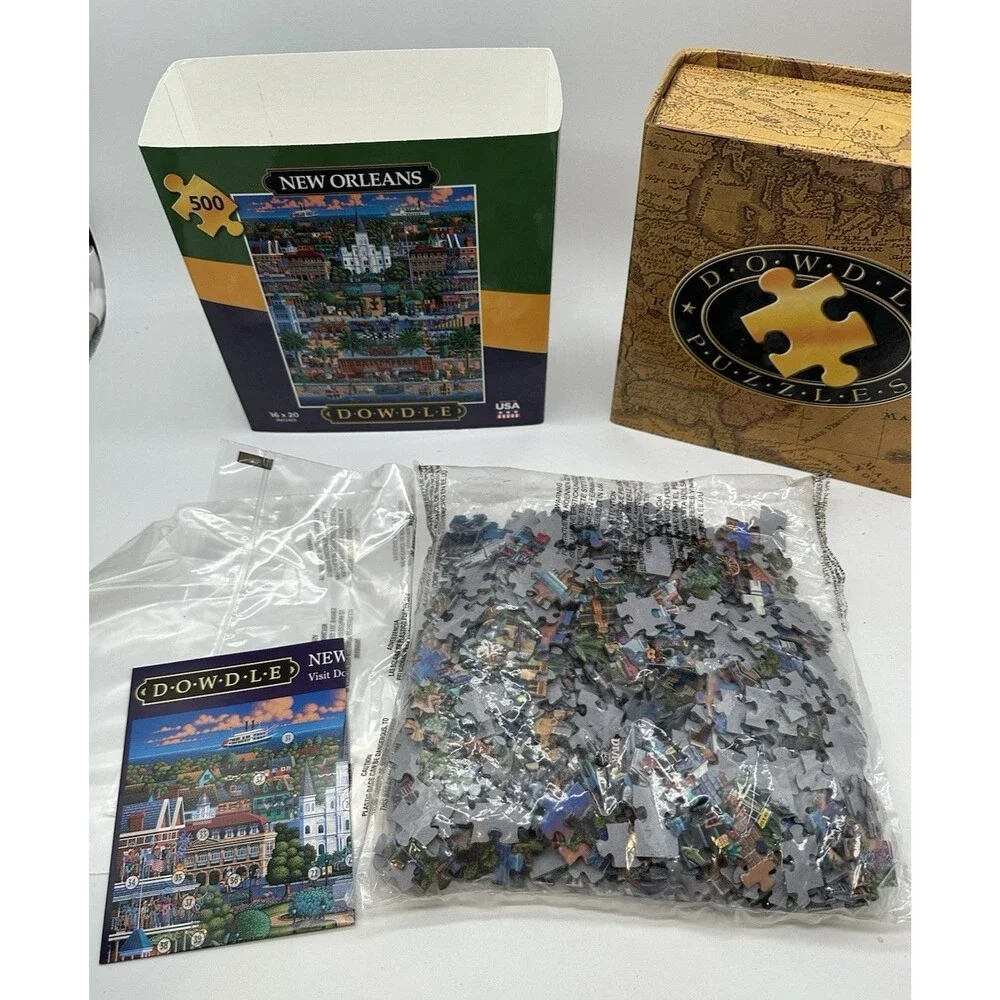 2022 Dowdle NEW ORLEANS Jigsaw Puzzle 500pc New Pieces Sealed 16x20 Made USA